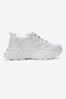 Women's Sneakers with Side Ring Pattern White White - 2