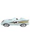 Car Themed Large Foil Balloon Blue Race Car |   Boy's Birthday Party Supplies - 2
