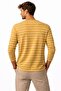Men’s Striped Sweater Knit Long Sleeve T-Shirt – Soft Lightweight Casual Pullover - 2