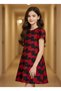 Red and Black Birthday / Special Occasion Girl's Dress - 6