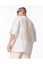 Lace Applique 3D Embroidered White T-Shirt