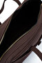 Suede Rocky Women's Shoulder Bag with Front Pocket Detail Brown - 5
