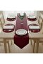 4+1 Piece Leather American Tablecloth+Runner Set (4 American Tablecloths -1 Runner)