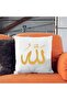 غطاء وسادة مزخرف بنمط الخط العربي المكتوب عليه الله - تصميم إسلامي، مجوف من الداخل - 3