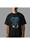 Metallica Kirk Ouija Board Blue Guitar Rock Oversized T-Shirt - 6