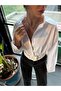 Base Belt Detailed Crop Shirt - 2