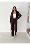 Women's Modal Fabric Parachute Fleece Zippered Track Suit Set