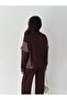 Women's Modal Fabric Parachute Fleece Zippered Track Suit Set - 5