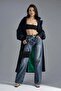 Squalo High Waist Wide Leg Jeans - 6