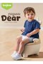 Deer Baby Potty Training Seat for Kids- Realistic Potty Toilet Seat with Removable Tray (Beige) - 3