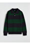 Esvab • Modern & Distinctive Devrik Roba Collar Striped Boys' Knitwear Sweater - 3