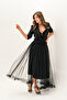 Ruffle Detailed Long Tulle Skirt - 7