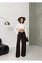 Wide Leg High Waist Pants - 6