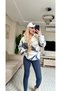 Nature Patterned Fleece Sweatshirt - 3
