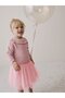 Cotton Pink Collared Sweater Tutu Skirt Top and Bottom Set