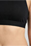 Set of 2 Thick Strap Cotton Combed Bustier - Wire-Free, No Underwire Half Tank Top Sports and Sleep Bra - 6