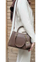 Women's Small Size Multi-Compartment Shoulder and Crossbody Bag Premium Series