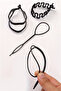 6 Piece Women's Hair Styling Accessory Set |   D with Knitting Combs, Twist Needles, and Bun Makers - 2