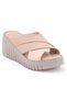 Astik Genuine Leather Women's Slippers Beige - 3