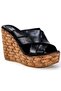 Pruh Genuine Leather Women's Slippers Black - 3