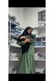 Winter Velvet Hijab Dress - 3