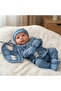 5-Piece Hospital Discharge Set with Moon and Teddy Bear Embroidery