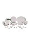 35 Piece Flower Sketch Melamineware Dinner Set