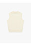 Polo Neck Sleeveless Knitwear Blouse - 4