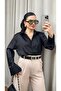    Black Satin Shirt