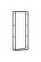 Firewood Rack Matt Black 80x28x222 cm Steel - 6