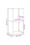 Firewood Rack Black 40x30x80 cm Cold-rolled steel - 3