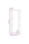 Firewood Rack Matt Black 80x28x222 cm Steel - 3