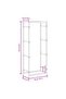 Firewood Rack Matt Black 50x28x132 cm Steel - 3