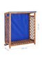 Firewood Storage Shed 105x38x115 cm Solid Acacia Wood - 8