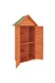 Garden Tool Shed Brown 89x52.5x175 cm Solid Wood Pine - 2