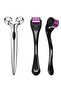 3D Facial Skin Firming Platinum Massage Tool and 540 Needle Derma Roller with Titanium Tip 0.5 Mm