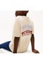 Washed Faded Graphic Kids Beige T-Shirt - 6