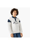 Colourblock Collared Pullover with Long Sleeves