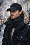 Men's Premium Vintage Velvet Hat - Black