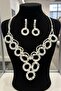 Silver Color Stone Detailed Evening Dress/Wedding Set - 2