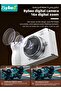 Digital Camera, FHD 4K Camera, Digital Point and Shoot Camera with 16X Zoom,Portable Small Camera fo - 4
