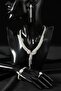 Silver Color Stone Detailed 4-Piece Evening Dress/Wedding Set - 2