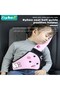 Children Car Seat Belt Adjuster＆Covers, Kids Seatbelt Cover Pads for Neck Support, Toddler Safety Shoulder Positioner, Head-Rest Seatbelt Pillow for Travel＆Driving, Set of 2 - 4