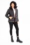 Women's Short Detachable Hooded Padded Sports Puffer Jacket 8638 - 8
