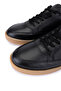 Men's Genuine Leather Black Casual Shoes - 3