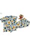 Smile Teddy Print Shirt and Pant Set - 2