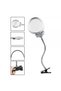 2.5 X 130 mm 5X24 mm Led Illuminated Magnifier Table-Top Metal with Hose Latch Mg15124-C - 2