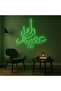 لافتة نيون LED لعيد مبارك، مقاس 55×59 سم، بقاعدة أكريليك 6 مم، إضاءة جدارية خضراء مزخرفة لشهر رمضان - 2