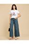 Printed T-Shirt with Crew Neck and Short Sleeves - 2