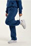 Women's Silvery Glitter Baggy Leg Adjustable Fleece-Lined Sweatpants - 2